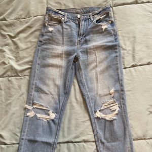 A&E High-Waisted Mom Jeans